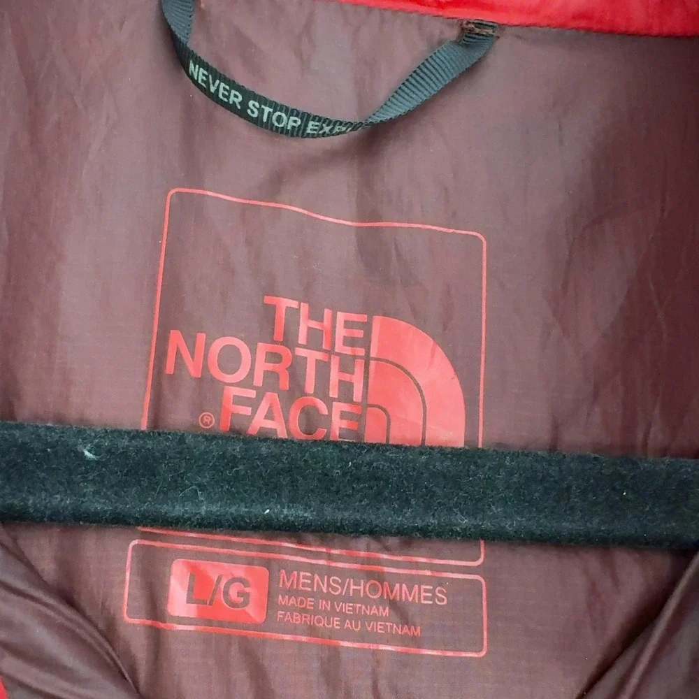 The North Face Jacket Mens L Red Thermoball Quilted Full Zip Puffer Gorpcore‎